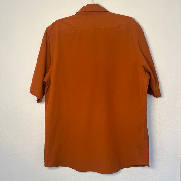 5.11 Large Tactical Series Mens Orange Conceal Shirt Vented Button Up - Picture 3 of 10